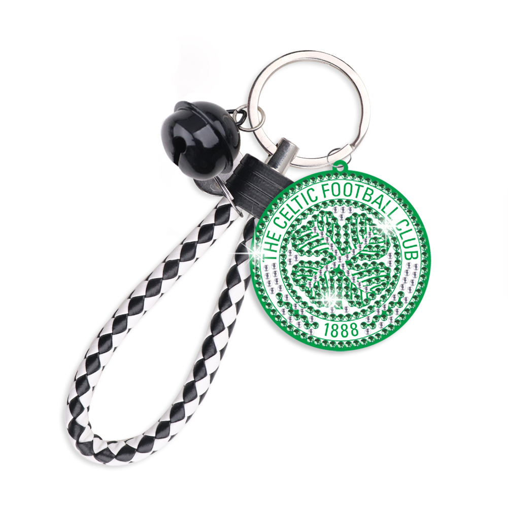 Double Side Celtic F.C. Football Diamond Painting Art Keychain Pendant Home Decor Craft