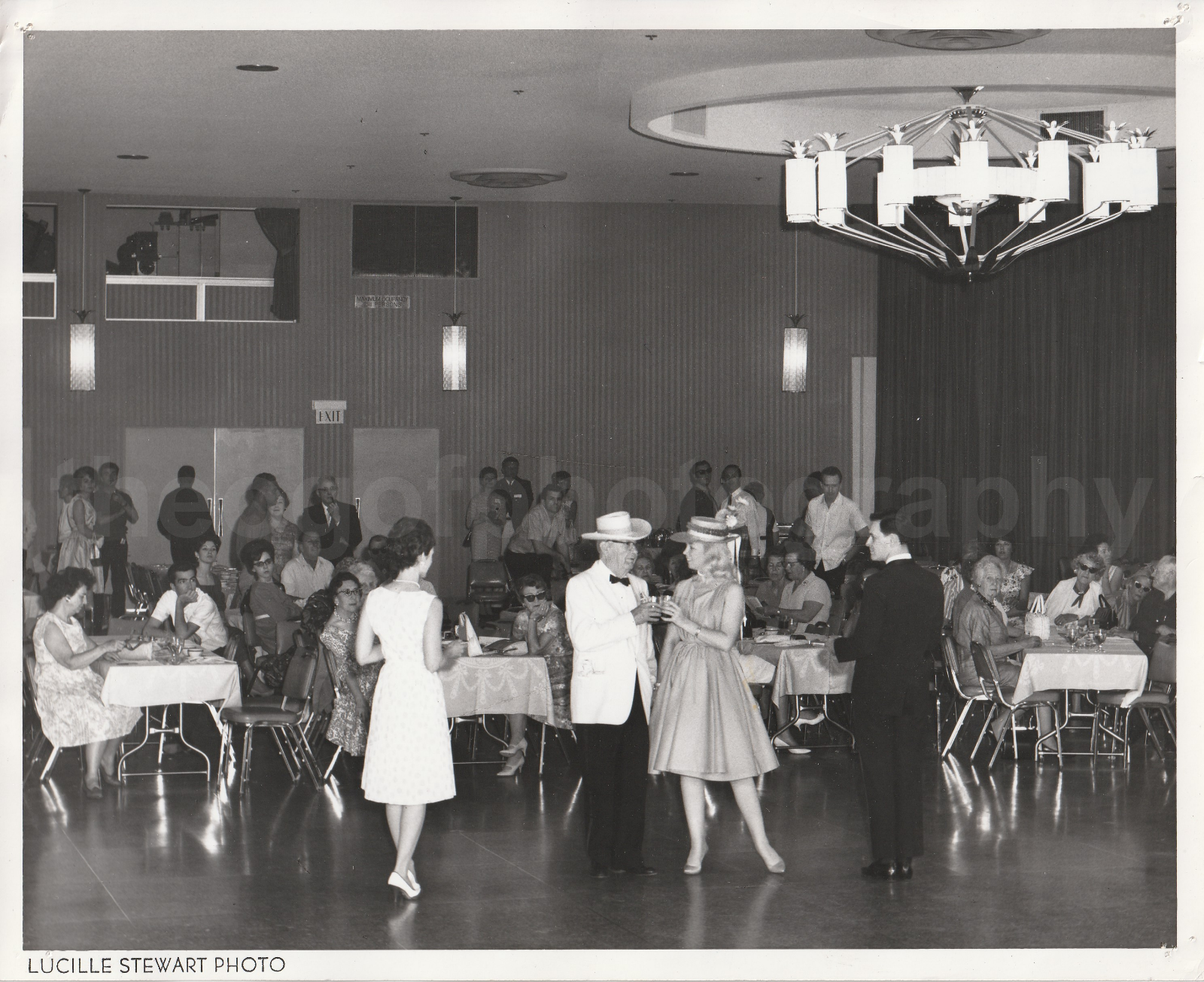 50's 60's Dance 8 x 10 FOUND Photo Poster painting Vintage B + WOriginal 89 13 H