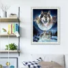Moon Wolf   | Full Round Diamond Painting Kits
