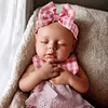 16'' Realistic Silicone Sleeping Baby Little Infant Girl Haroina Physical and Mental Accompaniment - RBBI-Myrebornbabydoll&reg; Myrebornbabydoll&reg;