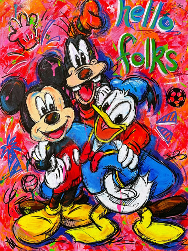 Disney Cartoon Character Mickey - Full Round 40*50CM