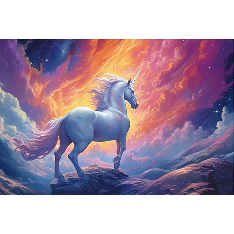 Unicorns and Rainbows Diamond Painting Magnets Set - 8Pcs