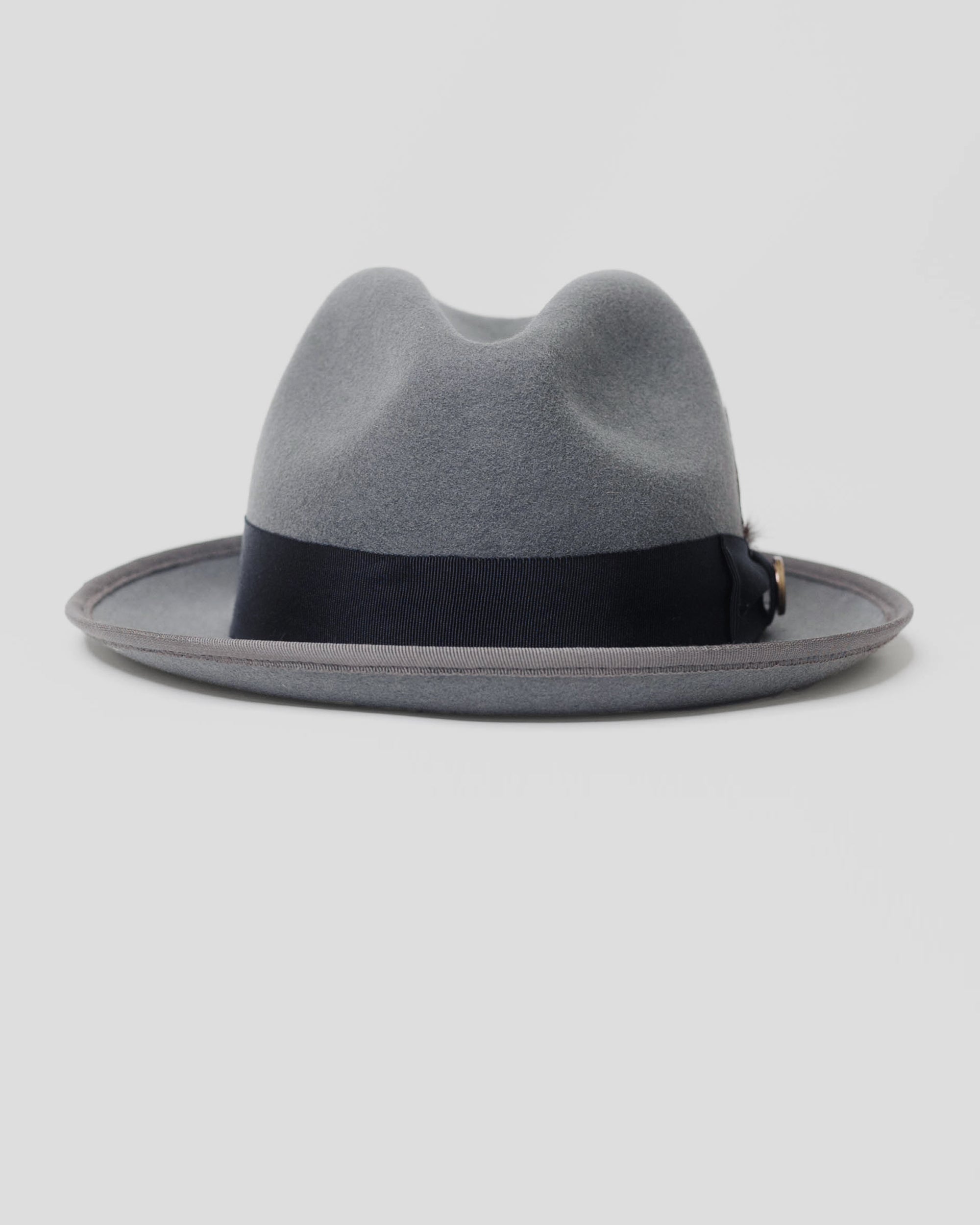 HatsFashion Ranch HatsFashion  Bikary Fedora &ndash; Grey/Dark Olive [Fast shipping and box packing]