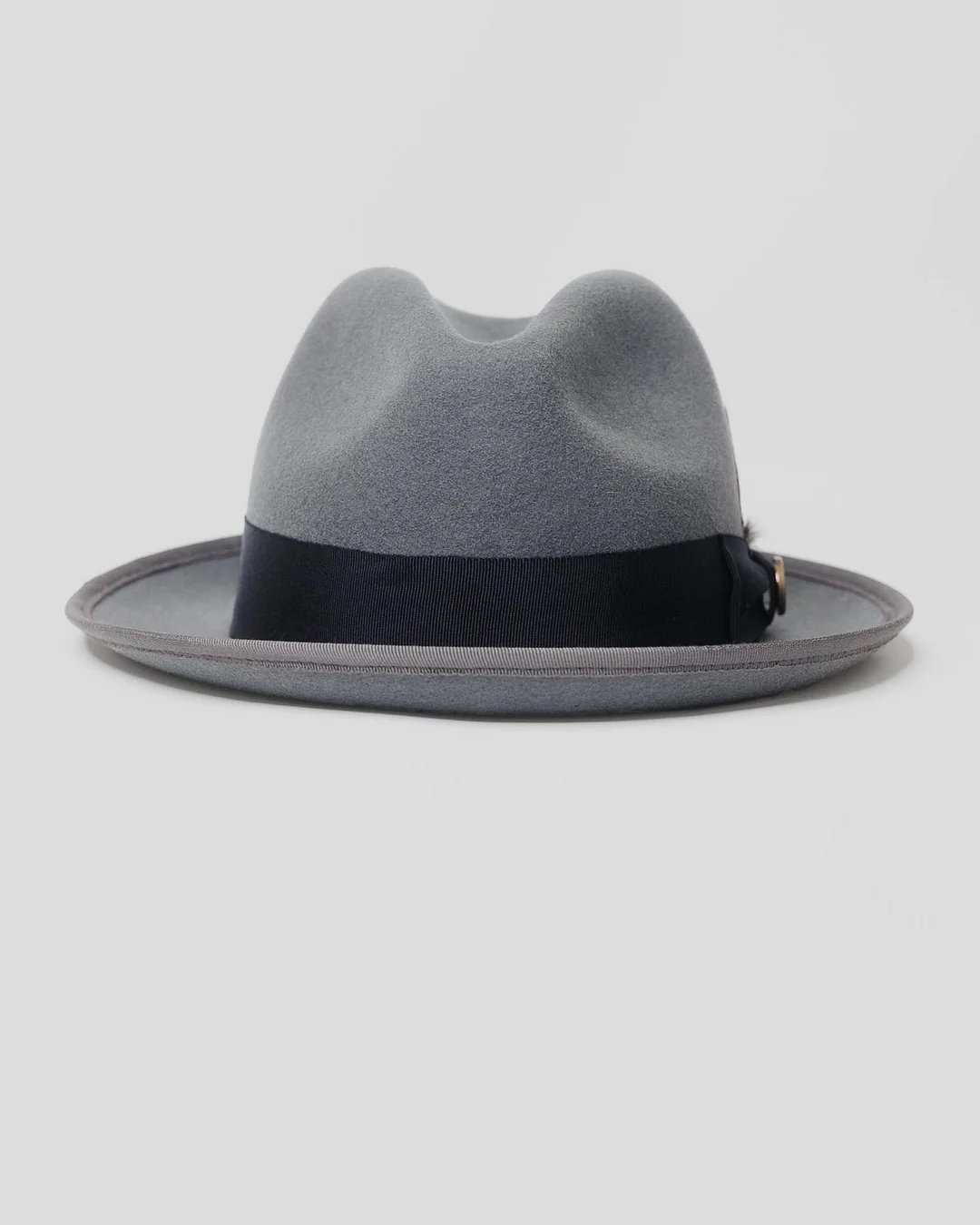 HatsFashion Ranch HatsFashion  Bikary Fedora &ndash; Grey/Dark Olive [Fast shipping and box packing]