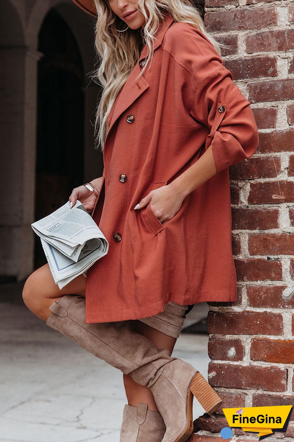 Double Agent Short Trench Coat