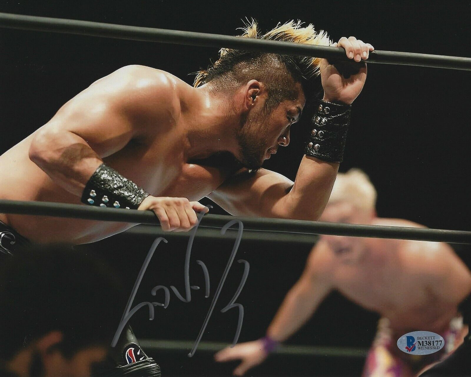 Sanada Signed 8x10 Photo Poster painting BAS COA New Japan Pro Wrestling LIJ Picture Autograph F