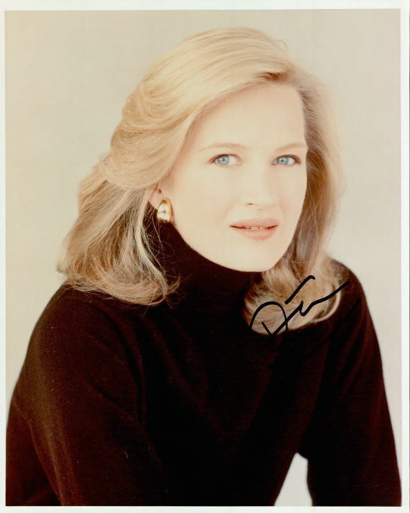 Diane Sawyer vintage signed 8x10 Photo Poster painting