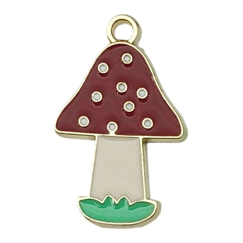 20 PCS/Package 19x18mm 19x22mm 23x14mm Alloy Animal Pumpkin Mushroom Pendant Jewelry Accessories