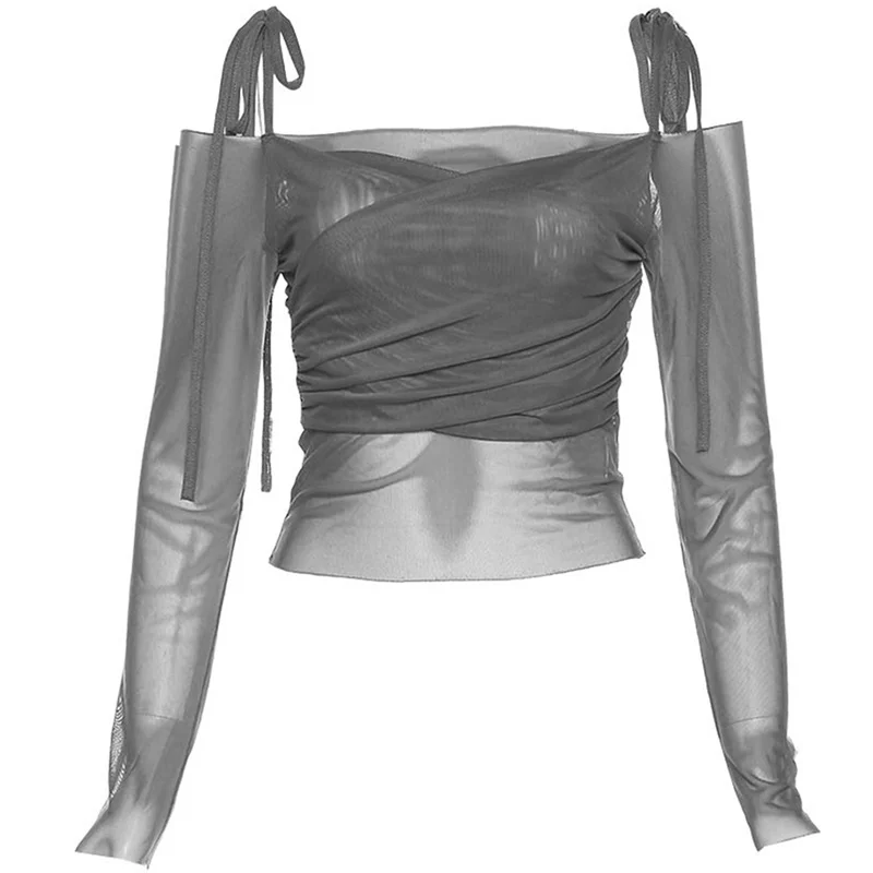 Toloer Toloer Summer New Women's Fashion Solid Color Suspenders Sexy Back Slim Crop Long-Sleeve Vest-Outfit Ideas