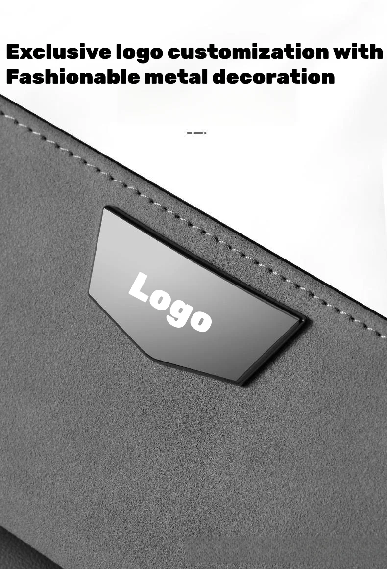 High-end custom suede car seat gap storage box