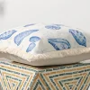 Blue Shells Starfish Tassels Home Living Creative Cushion Pillow Cover