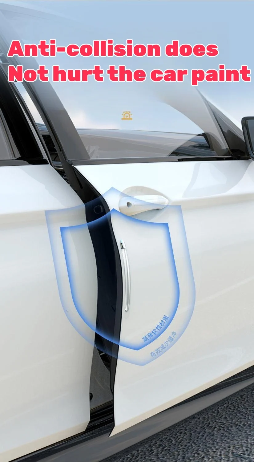 Multi-function door anti-collision warning light