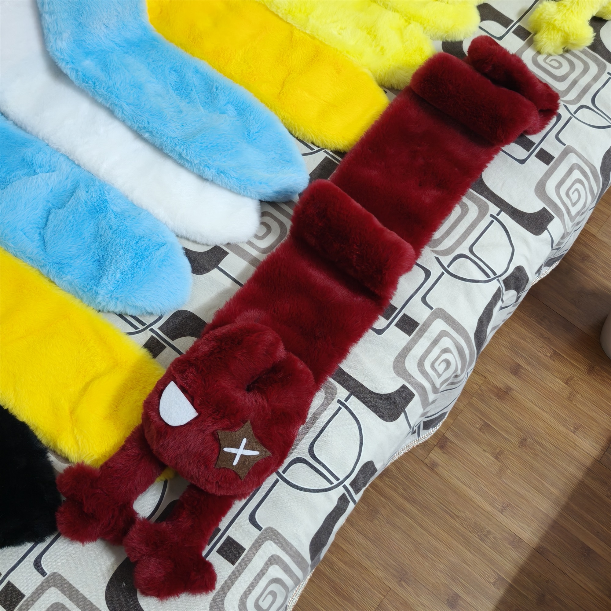 Rain World Slugcat Artificer Rabbit Fur Scarf Length 90cm/150cm 