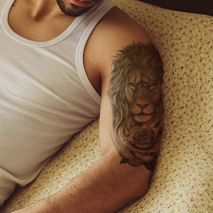 Lion family tattoo by Lena Art | Photo 31977