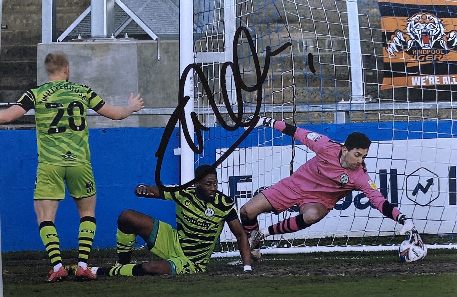 Luke McGee Genuine Hand Signed Forest Green Rovers 6X4 Photo Poster painting