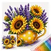 Vase Full 18CT 2 Strands DIY Stamped Cross Stitch Kits for Beginners Adults Home Wall Decor Cross Stitch Art and Crafts Kits 25x25cm tapestrymarket