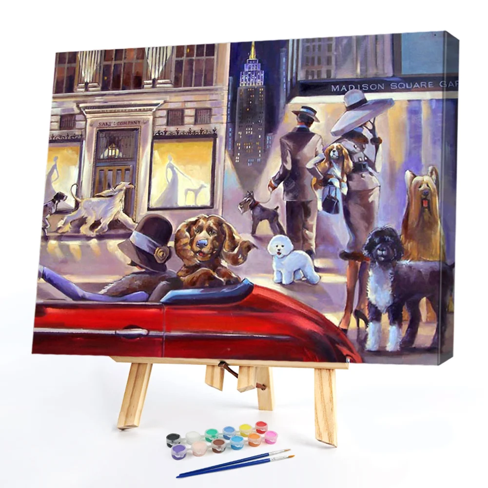 On The Street - Paint By Numbers(50*40CM)