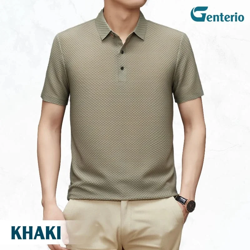 LuxePolo &ndash; Men's Icy Silk Anti-wrinkle Polo Shirt | LAST DAY 70% OFF