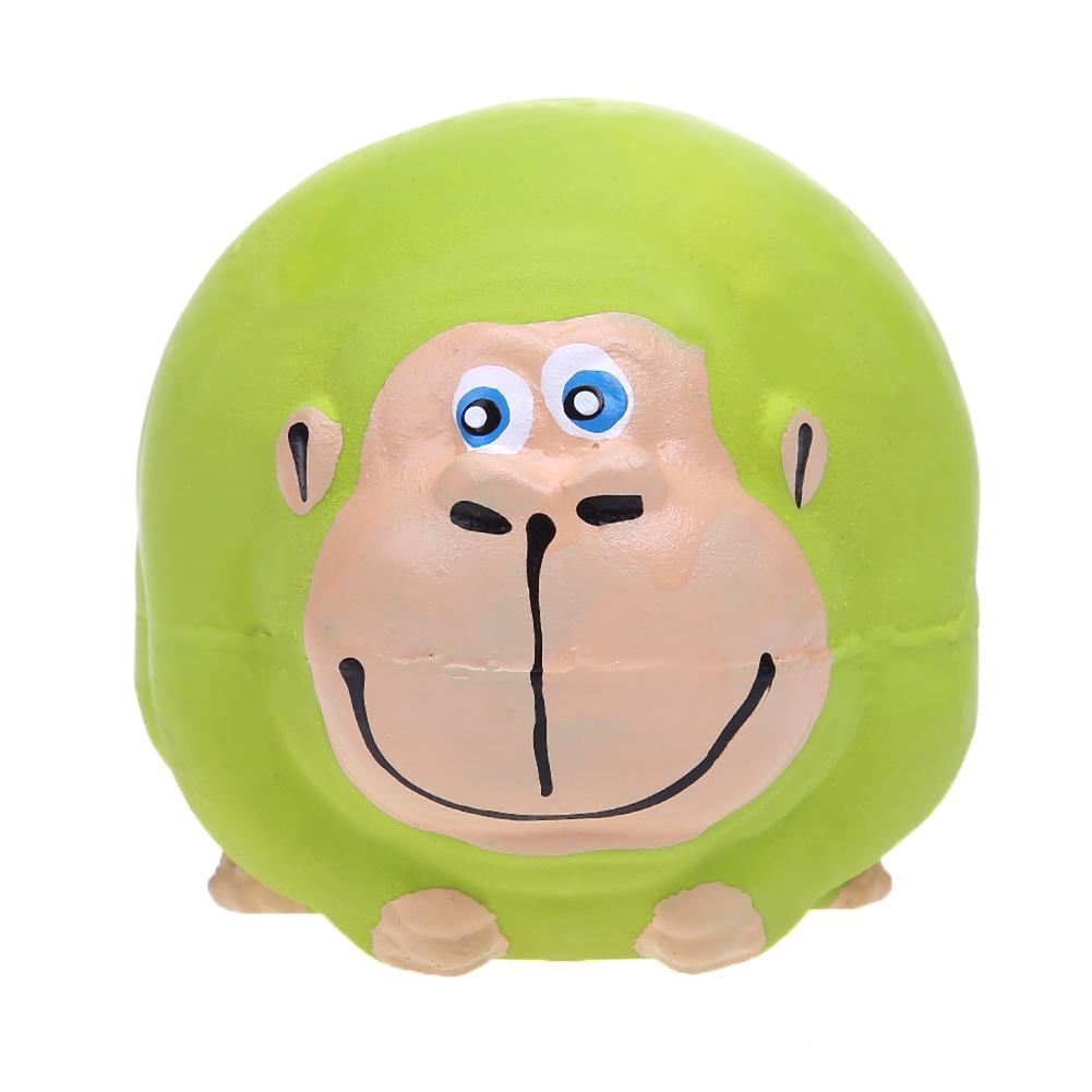 

Cute Animal Sound Latex Ball Anti Squeeze Bite Resistant Pet Dog Molars Toy, Yellow, 501 Original