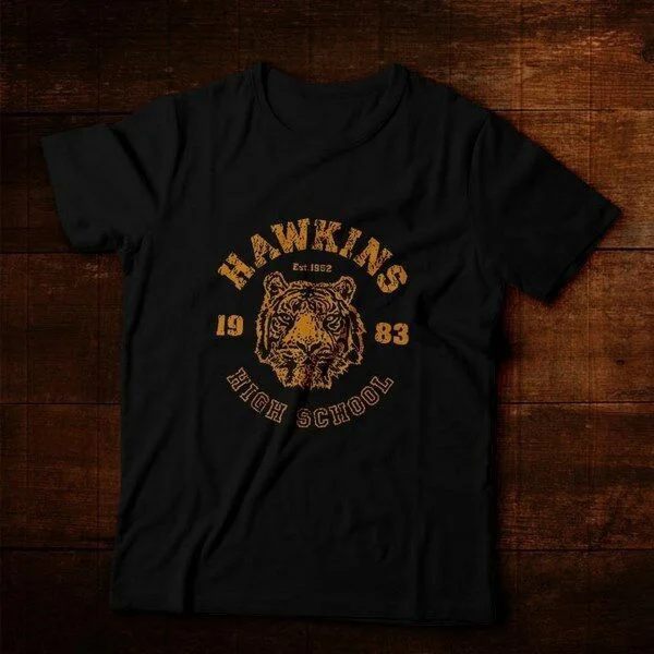 New Hawkins Middle School Inspired By Stranger Things Dtg Ultra Cotton T Shirt