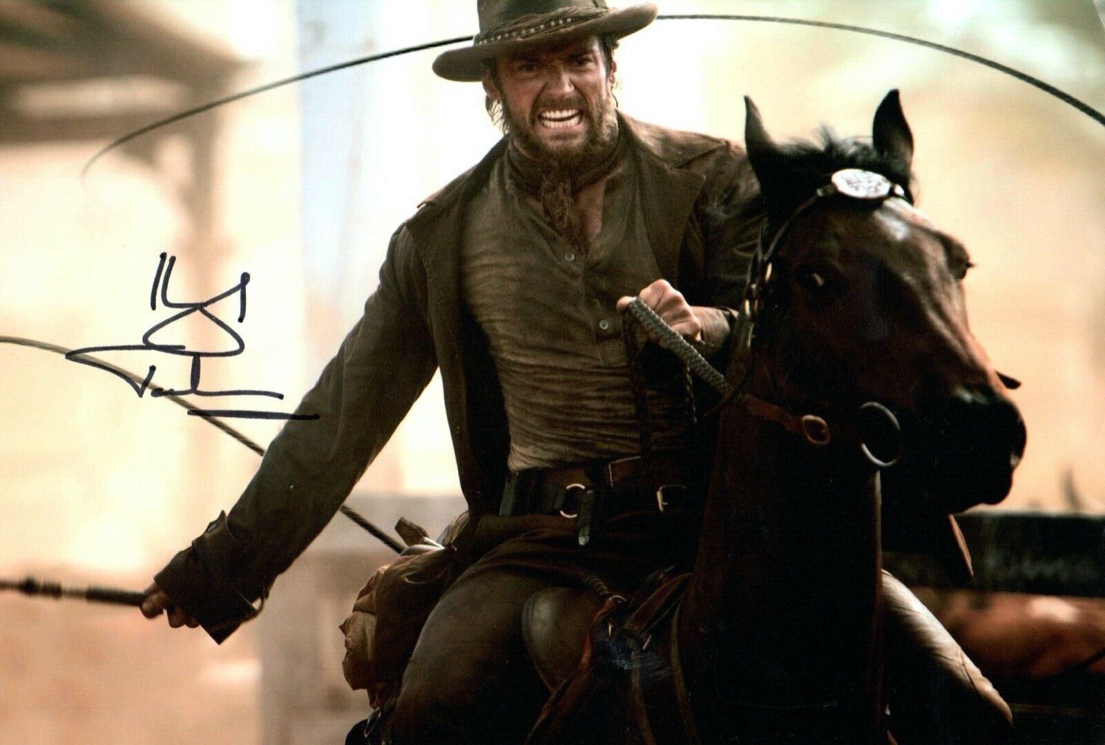 HUGH JACKMAN SIGNED Photo Poster painting 12 X 8 AUTOGRAPH