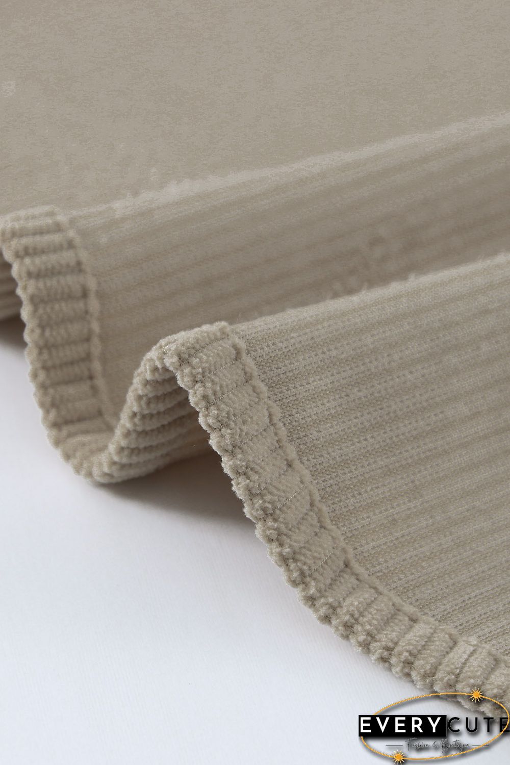 Khaki Corduroy Button Pocket Shirt