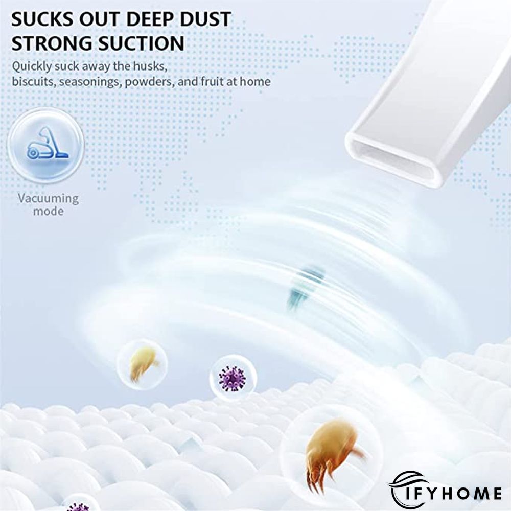 Electric Spin Duster, 360° Spin Dust Duster, USB Rechargeable Dirt Brush Dust with Extendable Pole for Furniture | IFYHOME