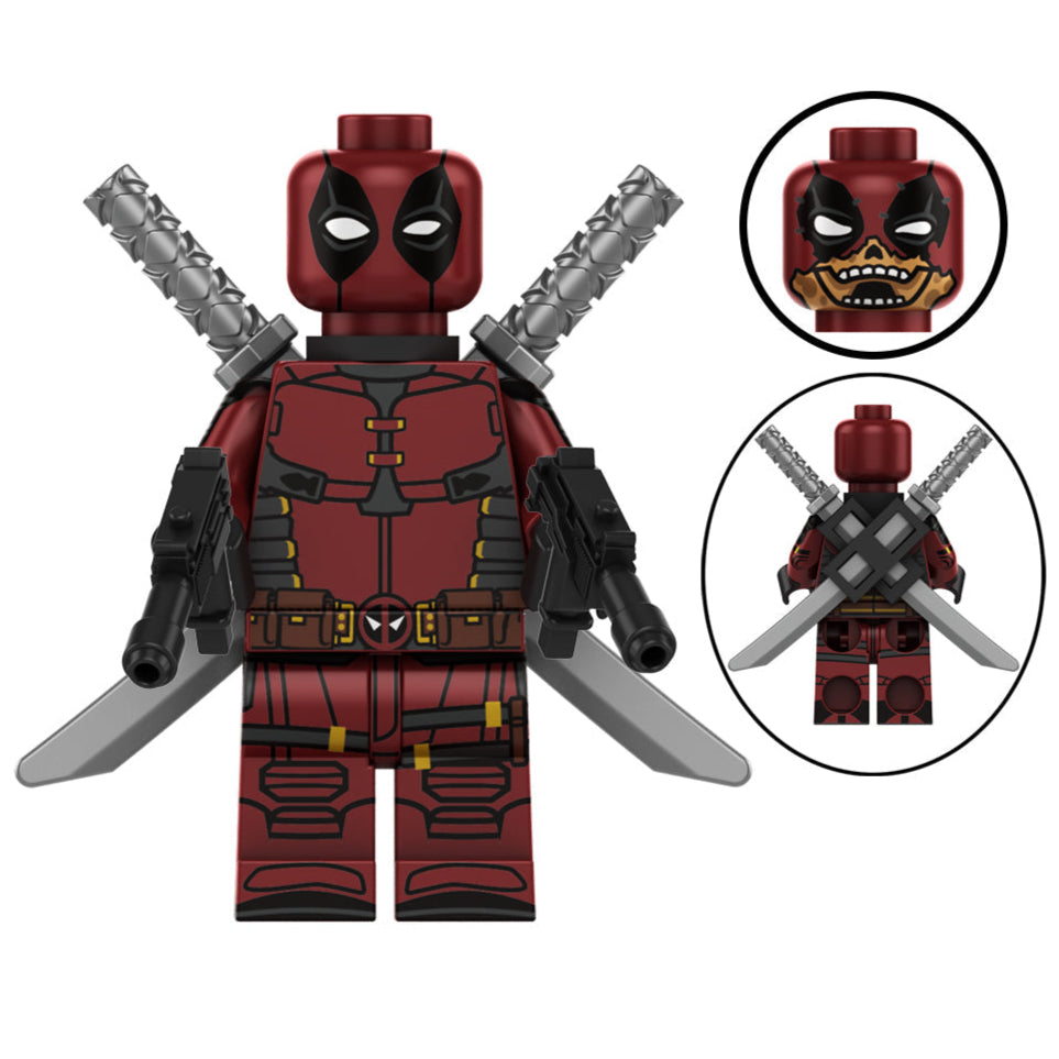 Deadpool Custom Marvel Superhero Minifigure LBS monstertoys