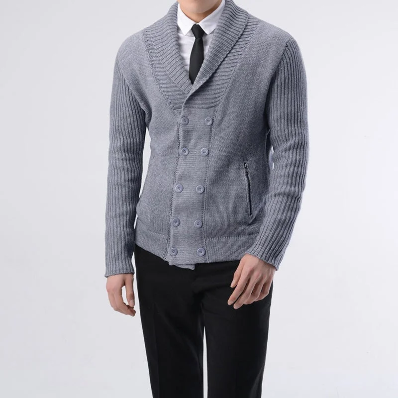 Men's Business Cardigan Sweater