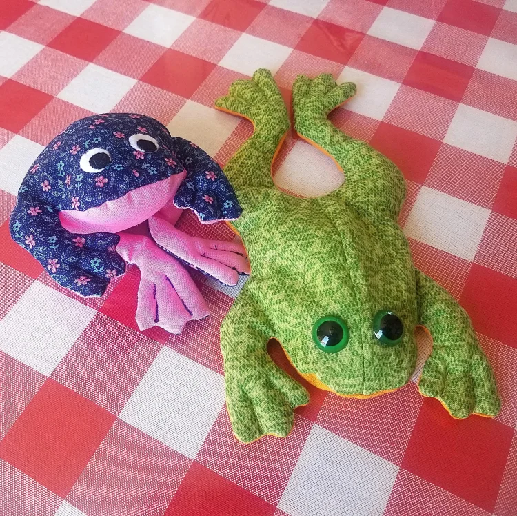 Bean Bag Frog Template & Instructions