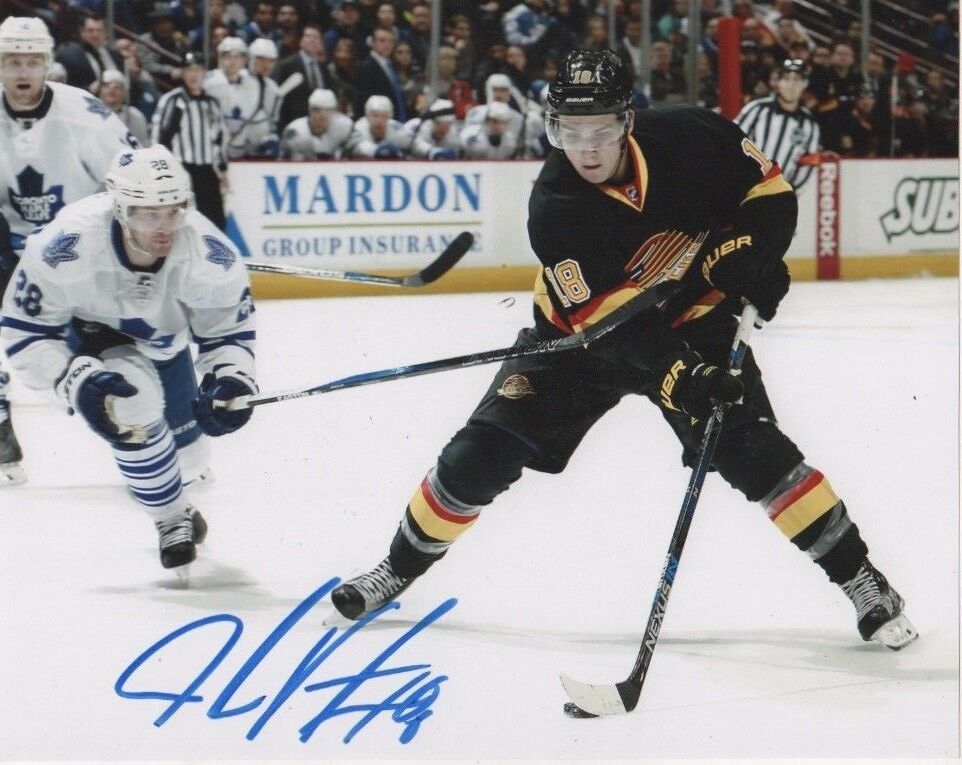 Vancouver Canucks Jake Virtanen Autographed Signed 8x10 Photo Poster painting COA A