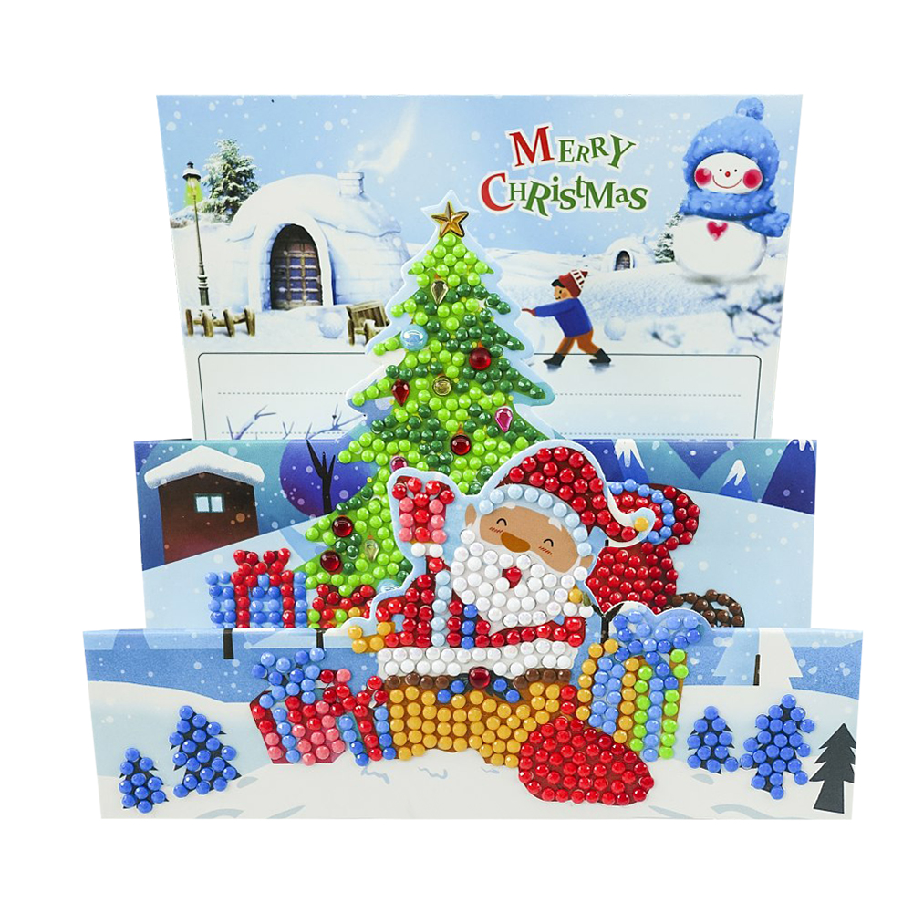 

Santa Claus-DIY Creative Diamond Greeting Card, 501 Original