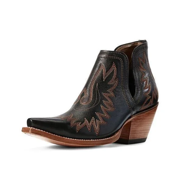 Women's  Western Distressed Leather Boots