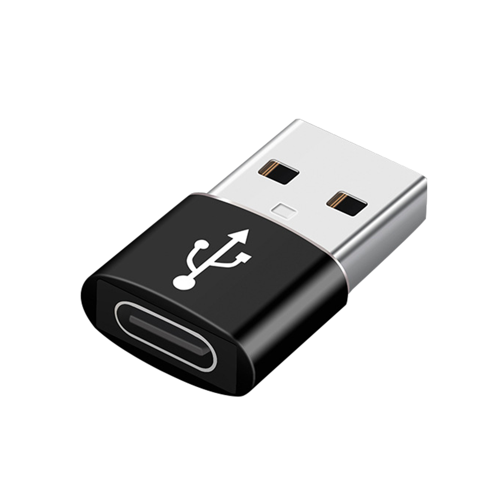 

2x USB 3.1 Type C Female to USB 3.0 Type A Male Adapter Data Sync+Charging, Black, 501 Original