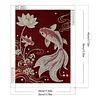 Diamond Painting-DIY Special Shaped Drill Pearl Painting Carp(35x45cm)
