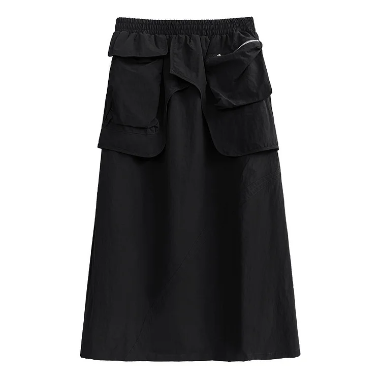 Casual Multi-Layered Splicing Skirt