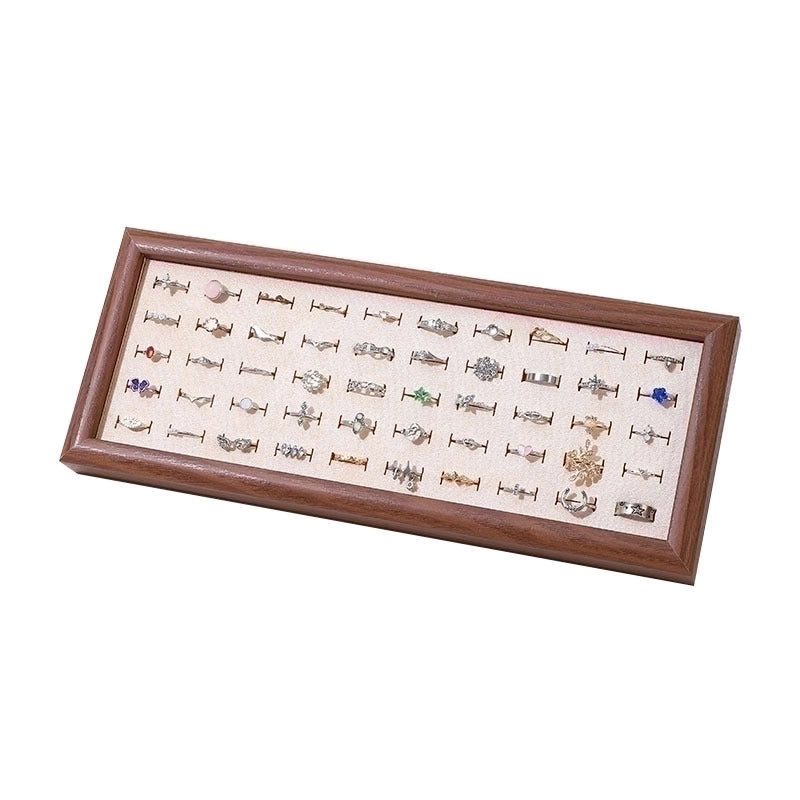 Minimalist Classic Style Solid Color Density Plate Tree Pattern Paper Flannel Patchwork Jewelry Display Jewelry Rack