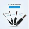Umbrella Mechanical Handle Safety Reflective Umbrella Black Glue Waterproof Sunscreen Reverse Umbrella Three Fold Business 10 Bone Sunny Umbrella