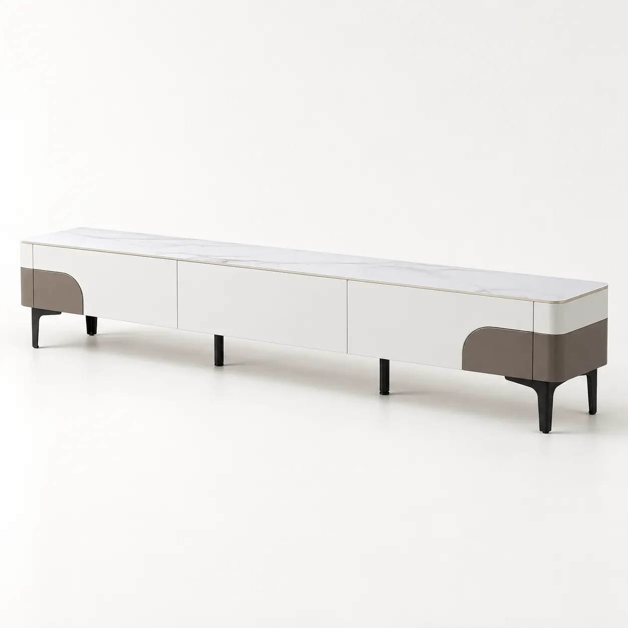 TV Console 242442 — white studio view