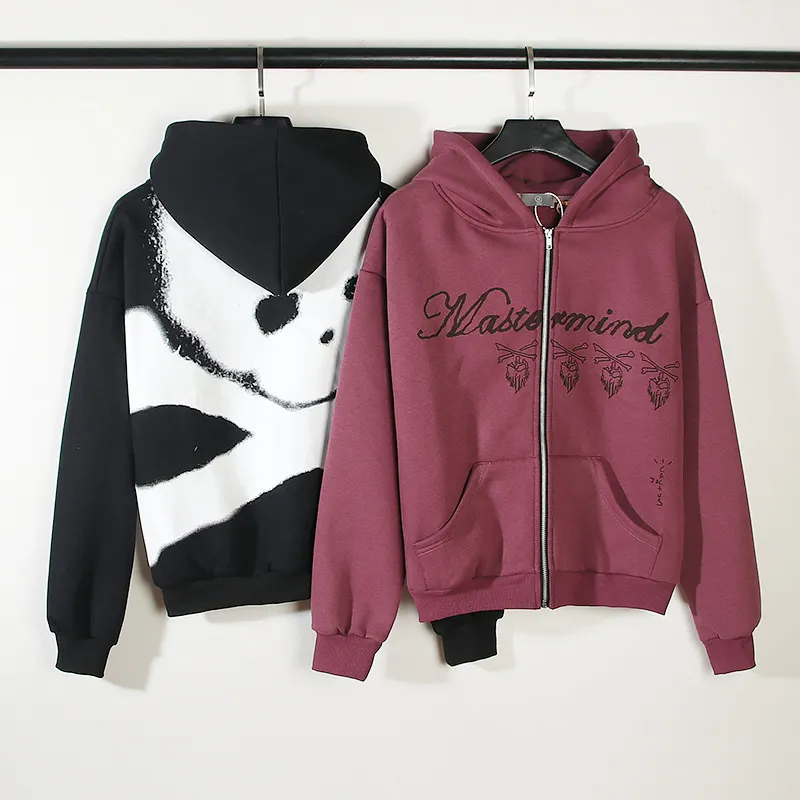 Men's Mastermind Skull Graphic Zip Hoodie