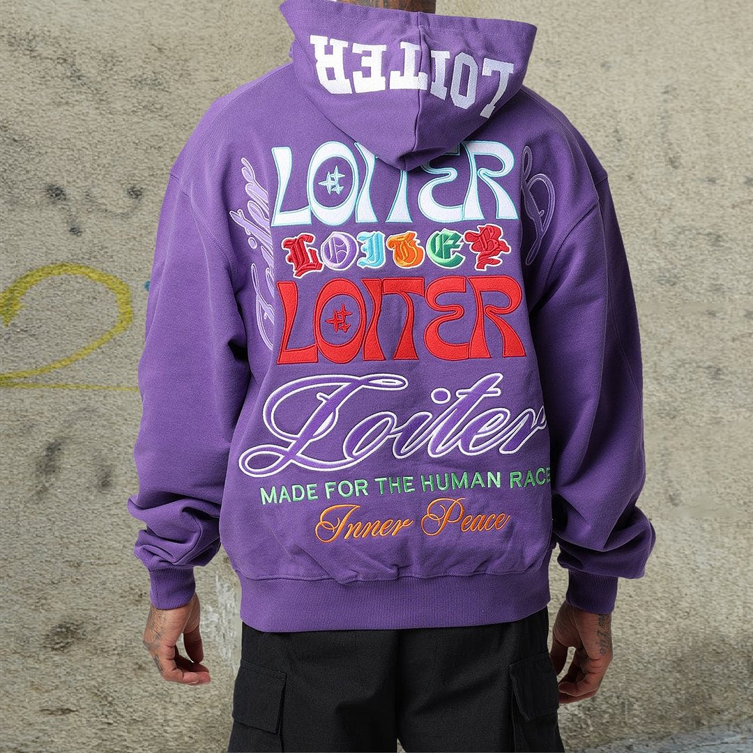Vintage Print Trendy Fashion Hoodies