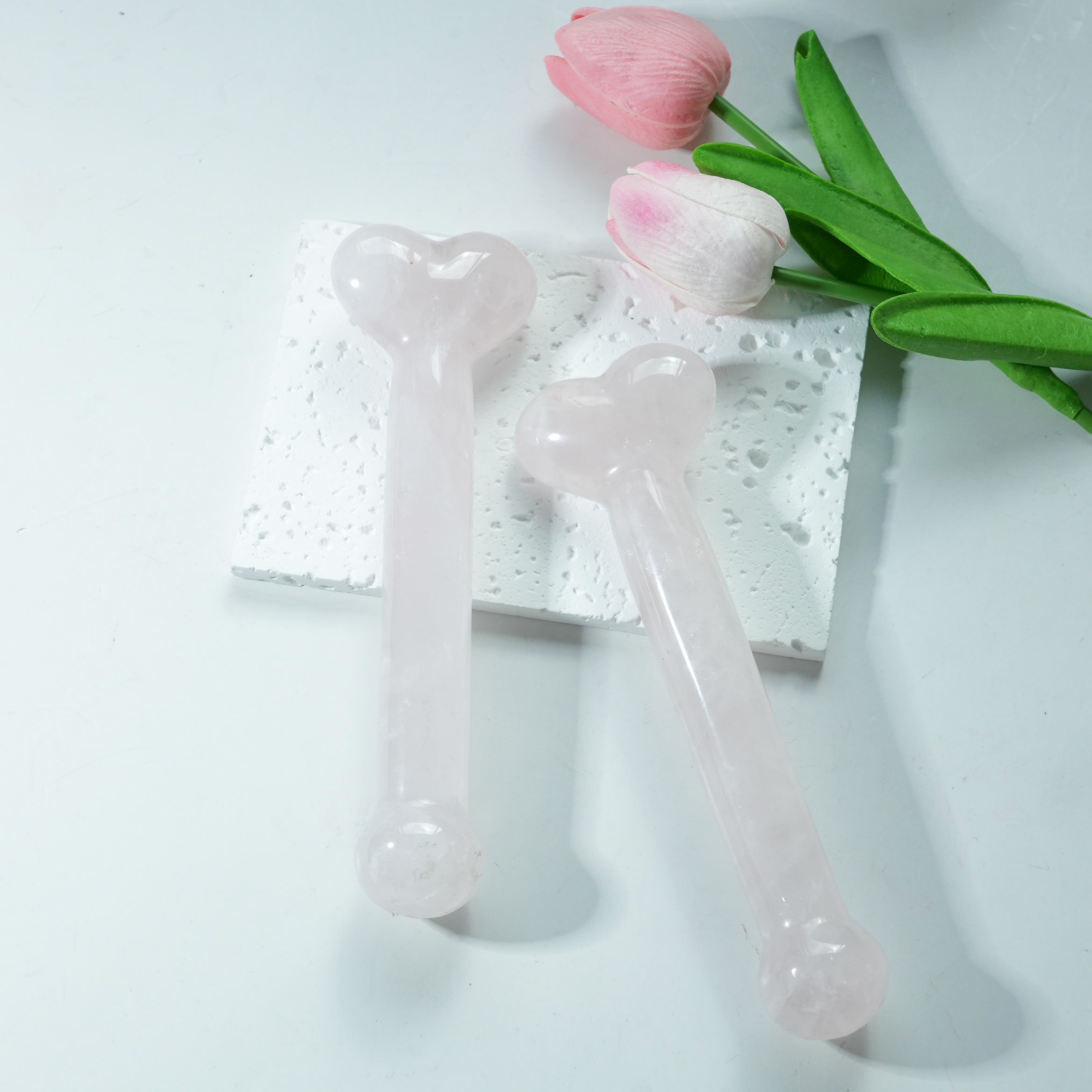 Rose Quartz  Massage  Tool