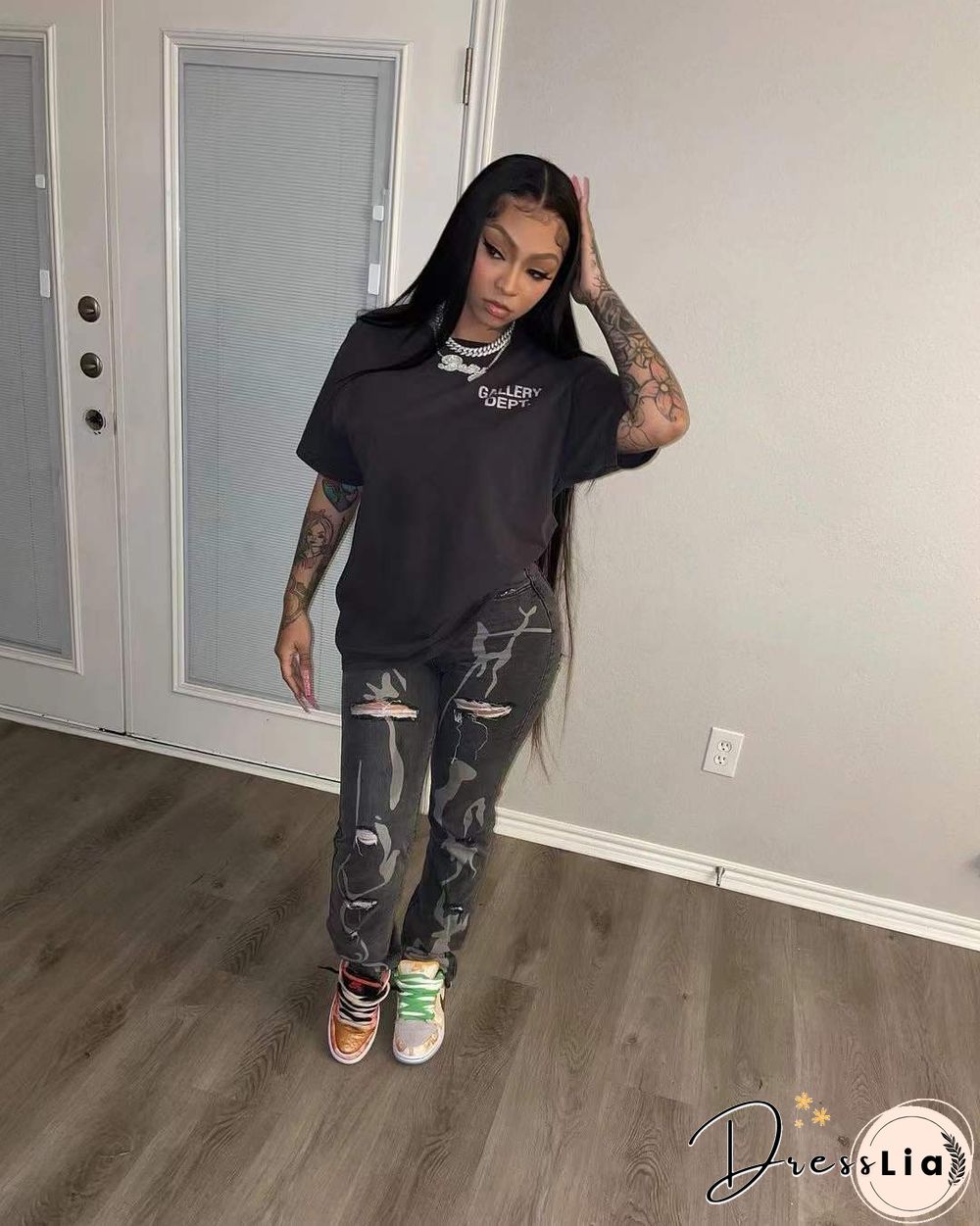 Street Loose Short Sleeve O Neck Pullover T-shirt