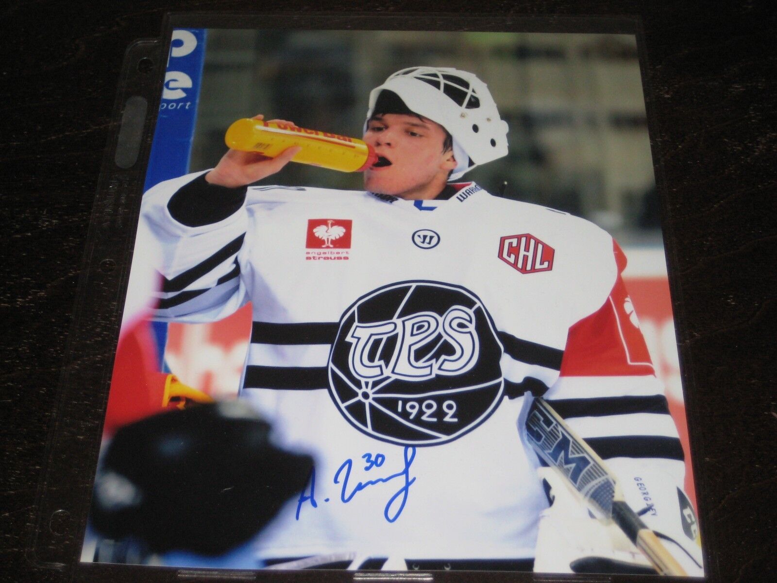 ALEXANDAR GEORGIEV autographed TPS TURKU 8X10 Photo Poster painting NY NEW YORK RANGERS