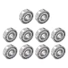 10pcs Ball Bearings 607ZZ Deep Groove Miniature Bearings for Skateboard Scooter
