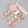 18PCS Cute Bowknot Barrettes Hair Bands Set for Kids
