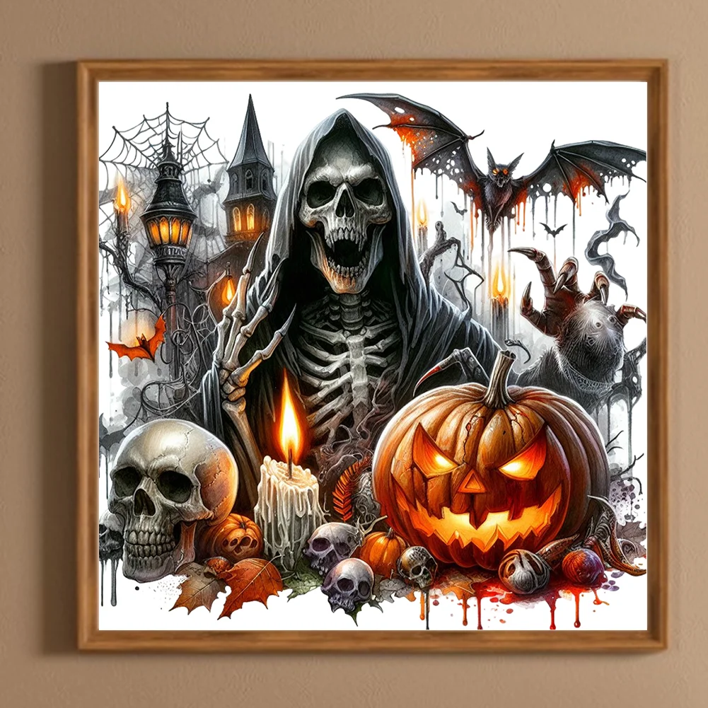 Diamond Painting - Full Round Drill - Halloween Horror Nights(Canvas|40*40cm)