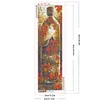 (30*90cm)House Scenery Glass Bottle - Full Round Drill Diamond Painting
