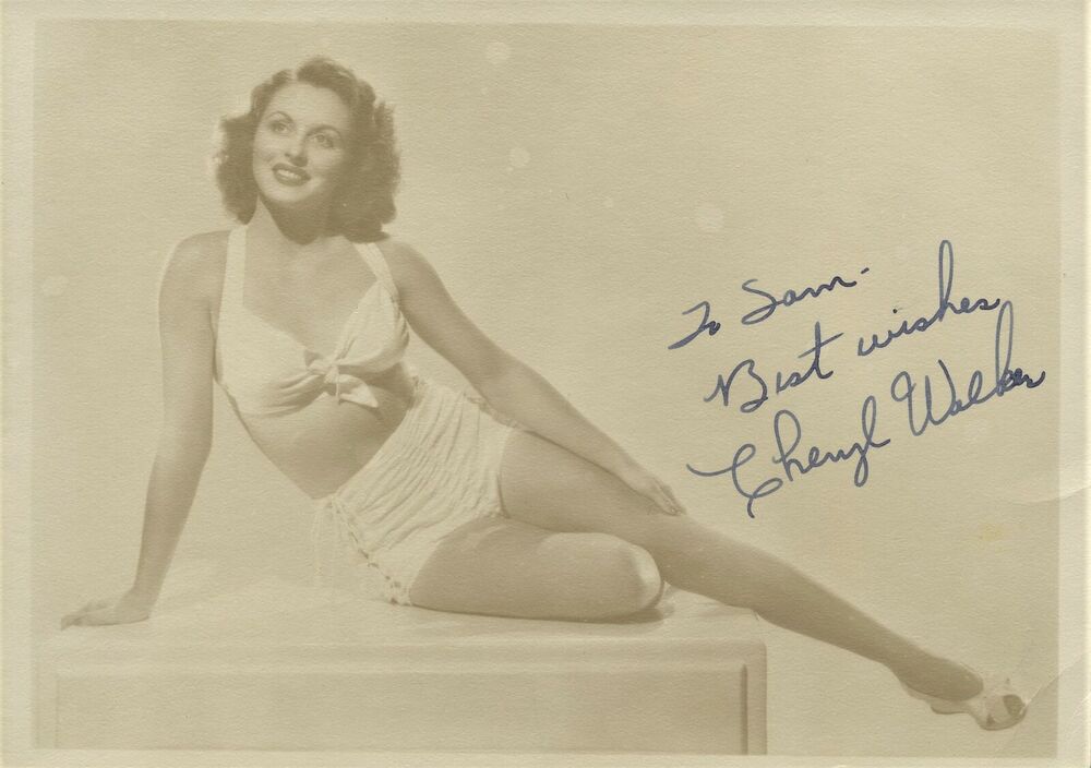 Vintage CHERYL WALKER Signed Photo Poster painting