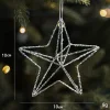 Silver Shimmers Christmas's Tree Hanging Decors